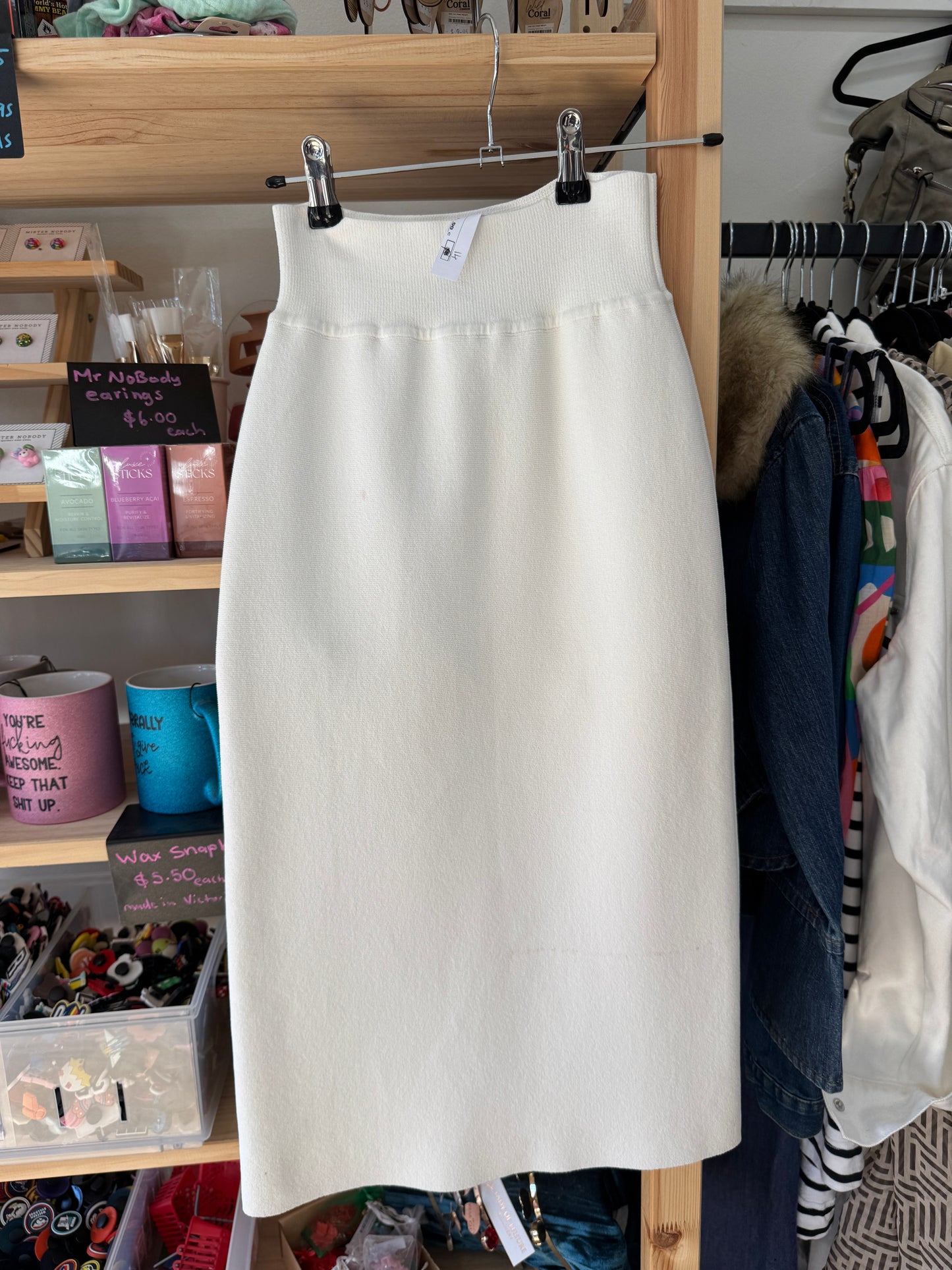 Cream skirt size small