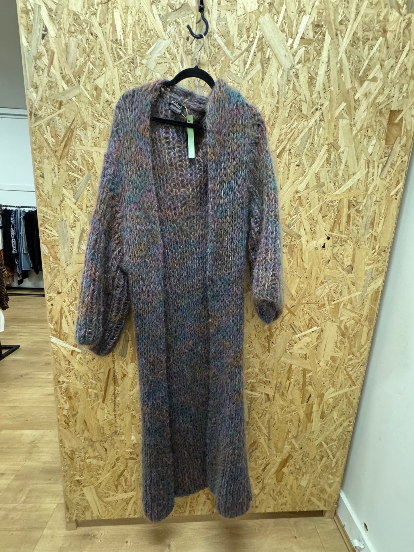 Mohair long jacket no size
