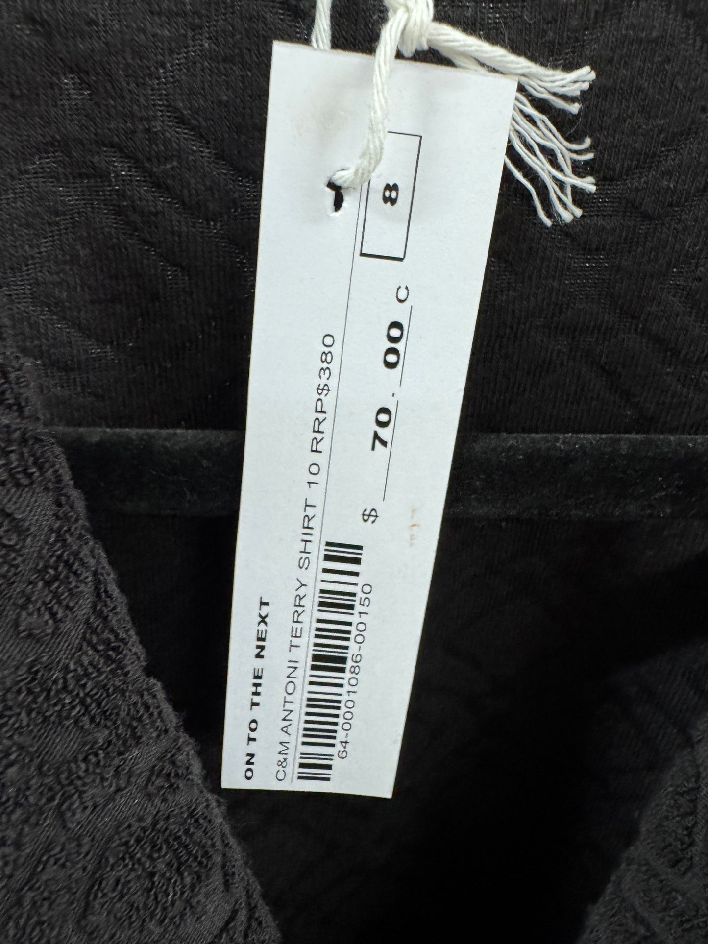 Black button up size 10