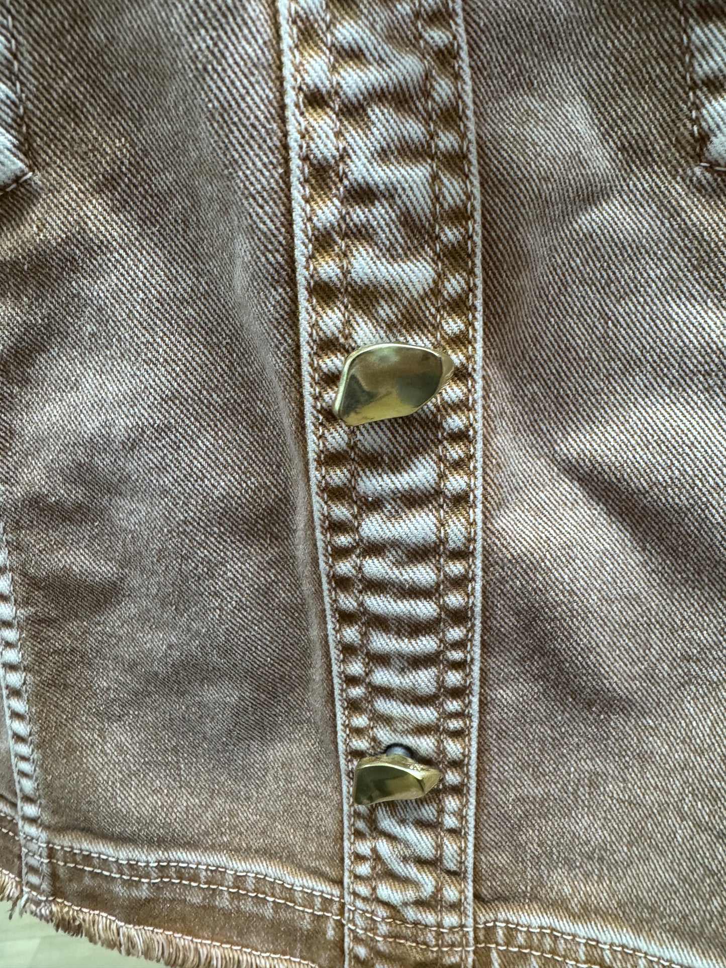 Denim mini size 10