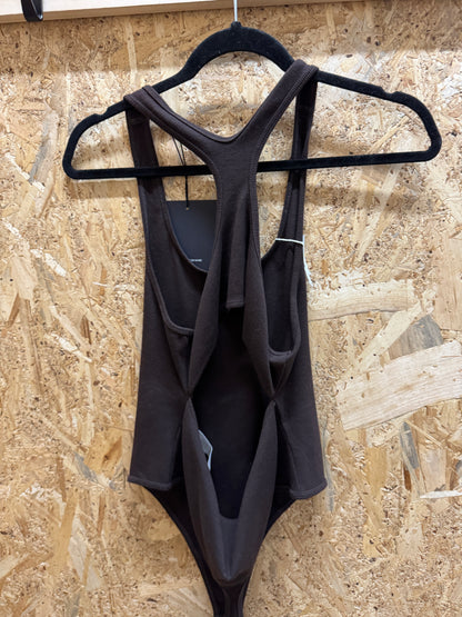 Brown body suit size 14 w tags