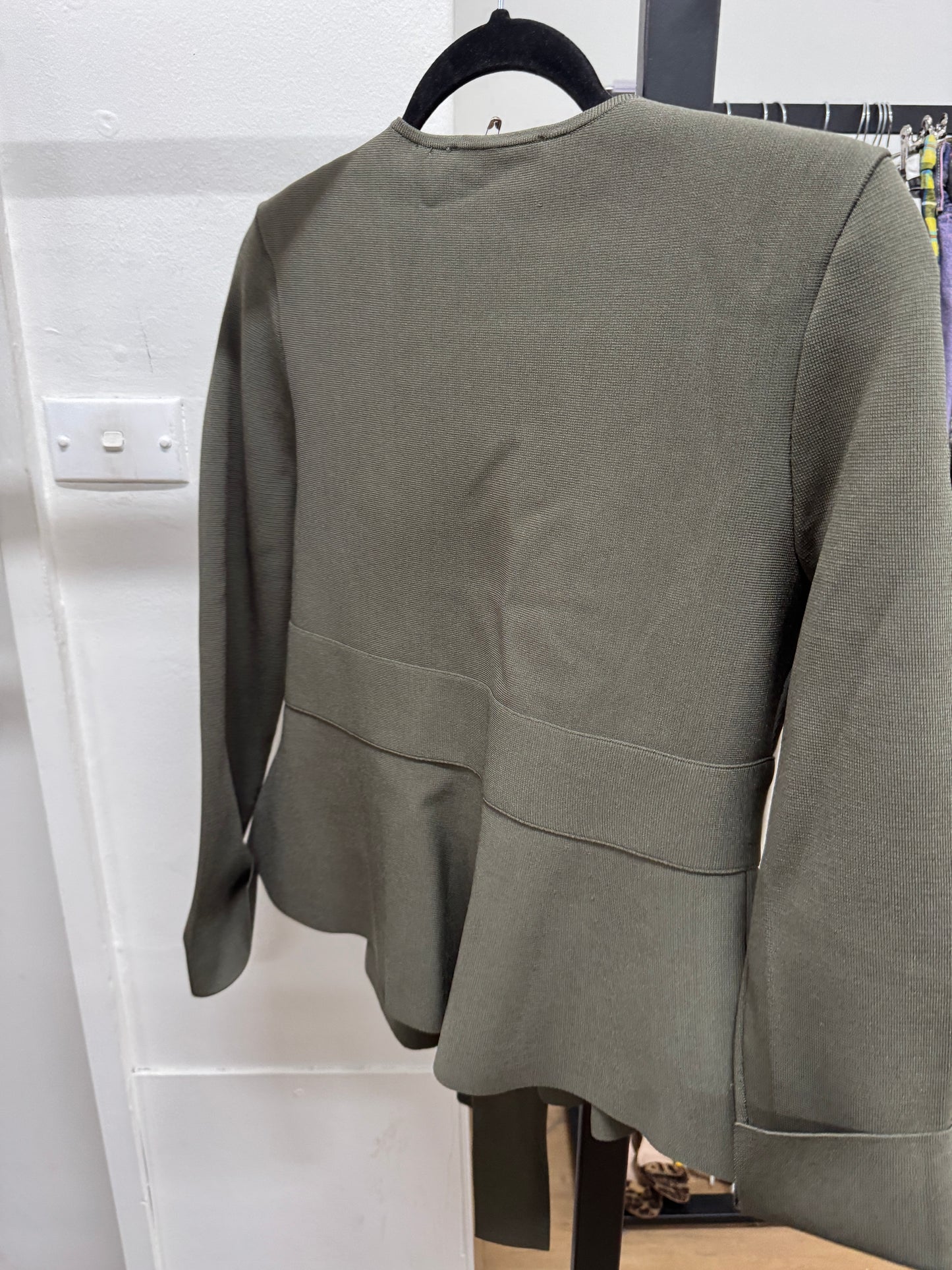 Olive jacket with tags size S