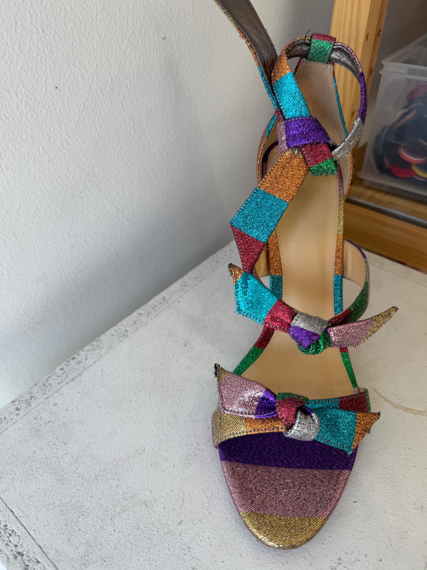 Rainbow high heels