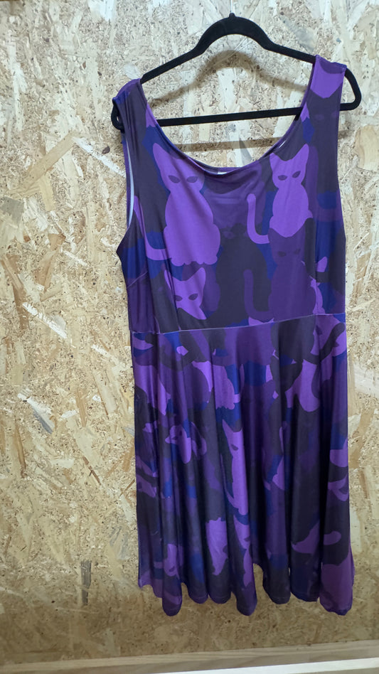 Purple cat dress